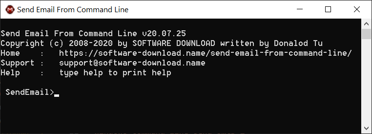 Send Mail from Command Line Windows11